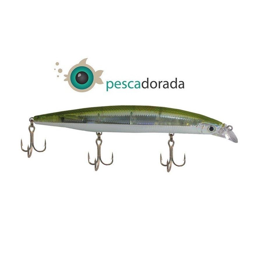 SPANISH LURES MESIAS 140-S 30gr Color: Holographic Needlefish