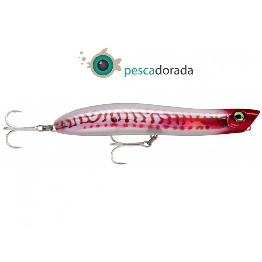 Rapala señuelo Maxrap Walk N Roll 13 cm 29 gr Color: HD Red Head UV