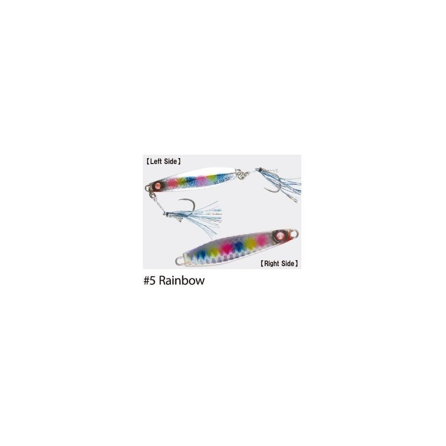 JIG HAYABUSA Jack Eye Shot Slow Slim 15g Color: 5 Rainbow