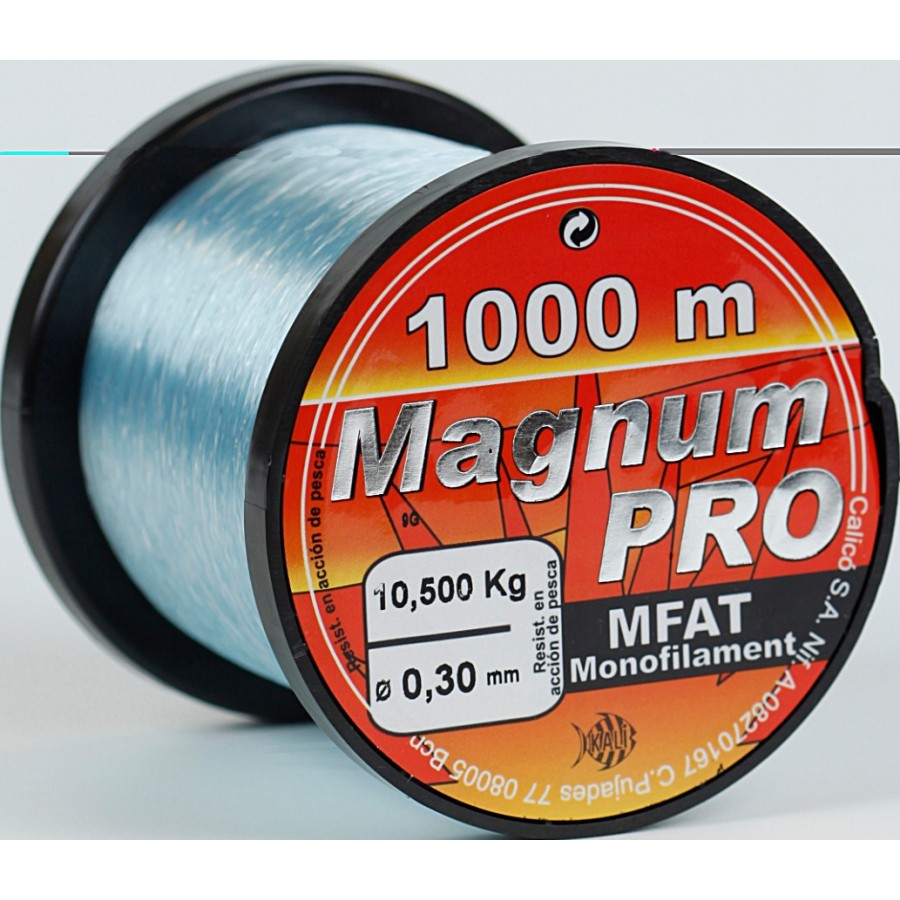 Hilo de pesca (nylon) monofilamento Magnum Pro (1000 mt) Kali