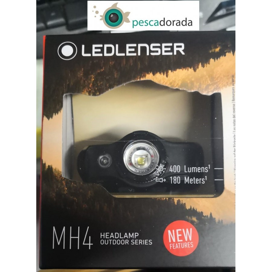 Frontal Led Lenser MH4 Negra